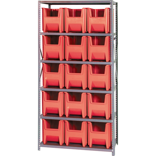 &eacute;l&eacute;ment de rayonnage, Acier, Sans boulons, Capacit&eacute; 800 lb, 36" la x 75" h x 18" p Cam Industrial
