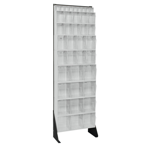 Tip-Out Bins Stand, 23-5/8" W x 8" D x 75" H, 36 Drawers Cam Industrial