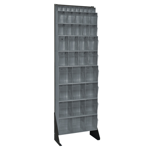 Tip-Out Bins Stand, 23-5/8" W x 8" D x 75" H, 36 Drawers Cam Industrial