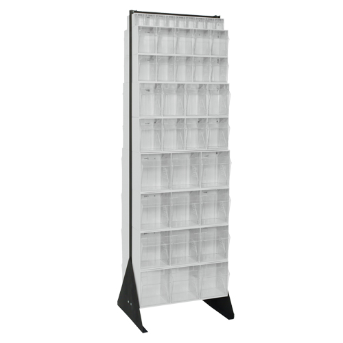 Tip-Out Bins Stand, 23-5/8" W x 16" D x 75" H, 72 Drawers Cam Industrial