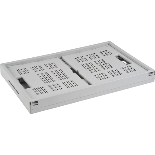 Bac repliable, 21" lo x 14" la x 10,5" h, Gris Cam Industrial