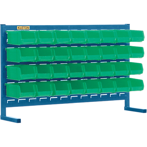 Rayonnage &agrave; persienne avec bacs, 32 bacs, 36" la x 8-1/4" p x 22" h Cam Industrial