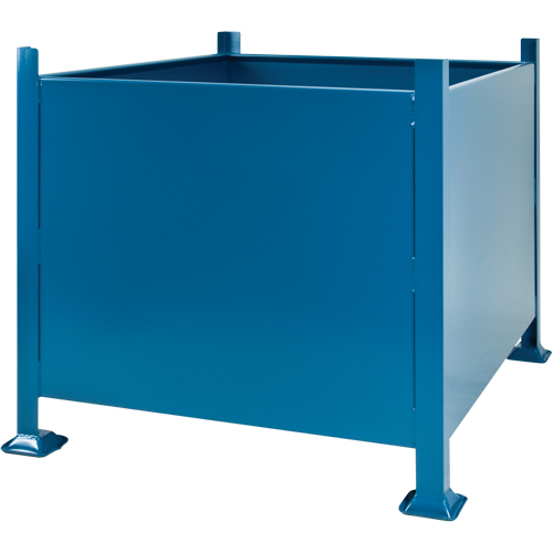 Contenants de vrac empilables, 30" ha x 40,5" la x 48,5" p, Capacit&eacute; de 3500 lb Cam Industrial