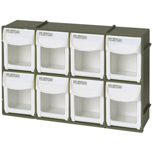 Heavy-Duty Tilt Bin, 11-3/4" W x 2-3/4" D x 7-7/8" H, 8 Drawers Cam Industrial