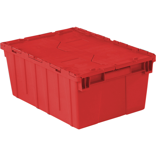 Contenants de distribution Flipak en plastique poly&eacute;thyl&egrave;ne (PE), 21,9" x 15,2" x 9,3", Rouge Cam Industrial