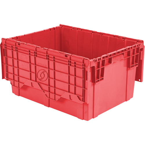 Contenants de distribution Flipak en plastique poly&eacute;thyl&egrave;ne (PE), 27,9" x 20,9" x 15,2", Rouge Cam Industrial