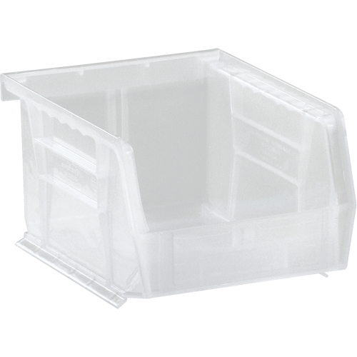 Clear-View Ultra Stack & Hang Bin, 4-1/8" W x 3" H x 5-3/8" D, Clear Cam Industrial