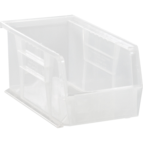 Bac transparent ultra empilable & suspendable, 4-1/8" la, 4" h x 10-7/8" p, Transparent Cam Industrial