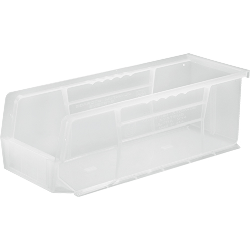 Bac transparent ultra empilable & suspendable, 5-1/2" la, 5" h x 14-3/4" p, Transparent Cam Industrial