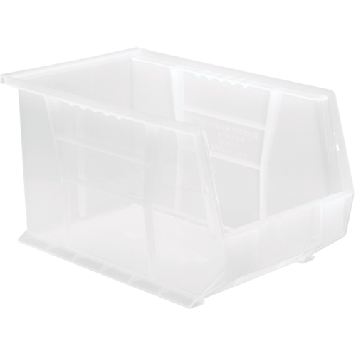 Bac transparent ultra empilable & suspendable, 8-1/4" la, 8" h x 13-5/8" p, Transparent Cam Industrial