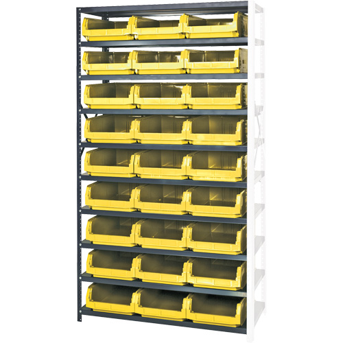&eacute;l&eacute;ment de rayonnage avec bacs empilables, Acier, Bac Magnum, Capacit&eacute; 650 lb, 42" la x 76" h Cam Industrial