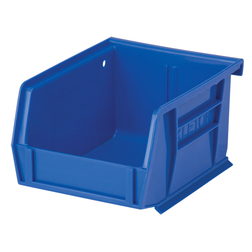 Stack & Hang Bin, 4-1/8" W x 3" H x 5-3/8" D, Blue Cam Industrial