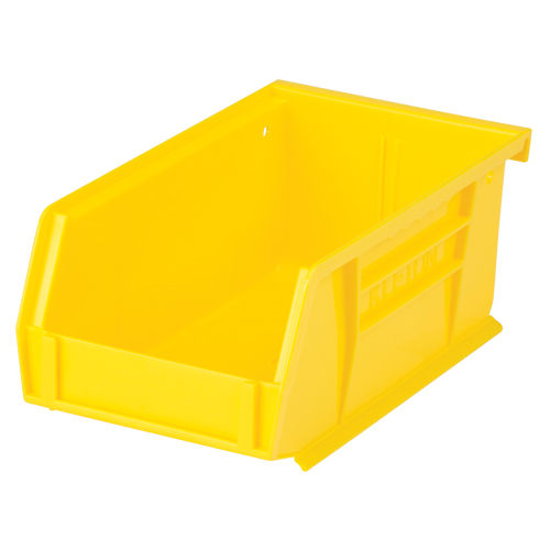 Stack & Hang Bin, 4-1/8" W x 3" H x 7-3/8" D, Yellow Cam Industrial