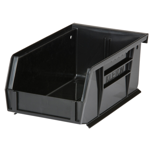 Stack & Hang Bin, 4-1/8" W x 3" H x 7-3/8" D, Black Cam Industrial