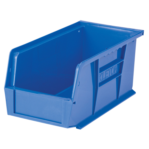 Bac empilable & &agrave; suspendre, 5-1/2" la, 5" h x 10-7/8" p, Bleu Cam Industrial