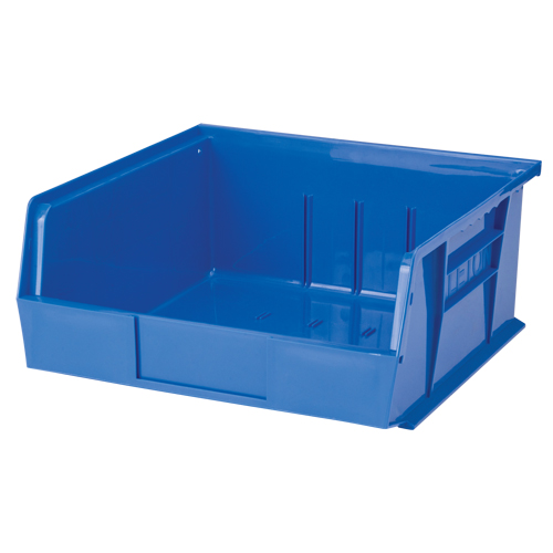 Stack & Hang Bin, 11" W x 5" H x 10-7/8" D, Blue Cam Industrial