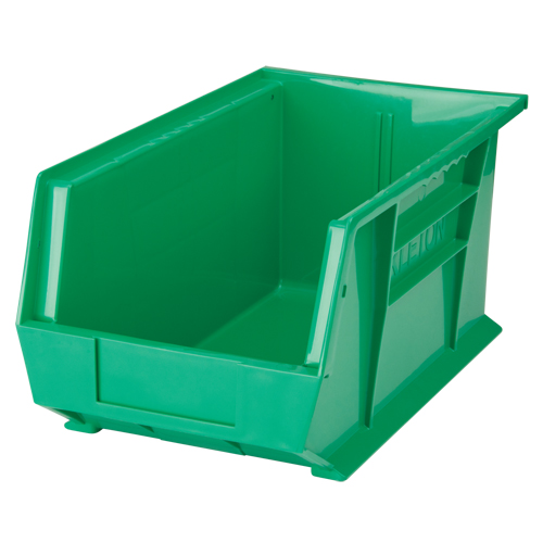 Stack & Hang Bin, 8-1/4" W x 7" H x 14-3/4" D, Green Cam Industrial