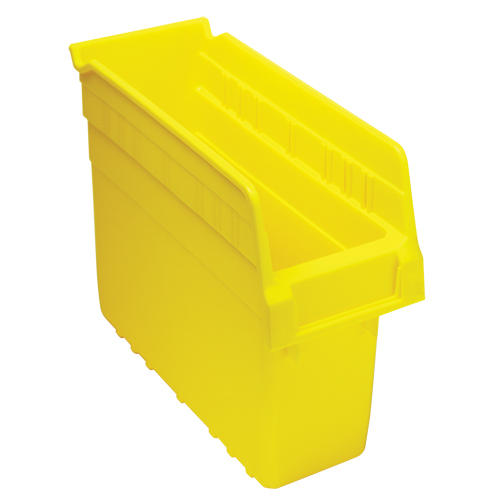 Bacs pour &eacute;tag&egrave;re Store-Max, 4-3/8" la x 8" H x 11-5/8" p, Jaune, Capacit&eacute; 44 lb Cam Industrial