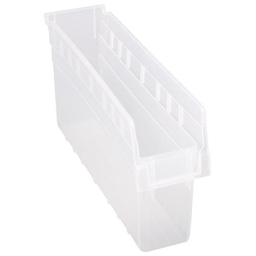 Bacs pour &eacute;tag&egrave;re Store-Max, 4-3/8" la x 8" H x 17-7/8" p, Transparent, Capacit&eacute; 56 lb Cam Industrial