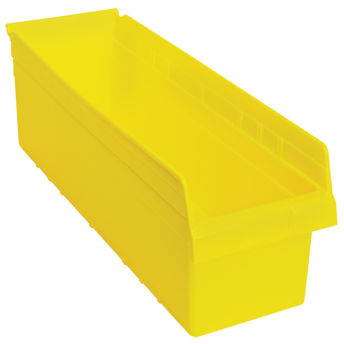 Bacs pour &eacute;tag&egrave;re Store-Max, 8-3/8" la x 8" H x 23-5/8" p, Jaune, Capacit&eacute; 68 lb Cam Industrial