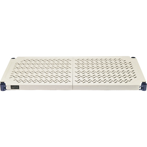 &eacute;tag&egrave;re en fils m&eacute;talliques avec tablettes en plastique, Cadre en fils m&eacute;talliques avec tablettes en plastique, Sans boulons, Capacit&eacute; 600 lb, 30" la x 72" h x 18" p Cam Industrial