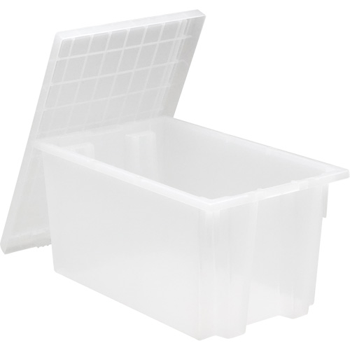 Contenant robuste Stack & Nest, 6" x 11" x 18", Transparent Cam Industrial