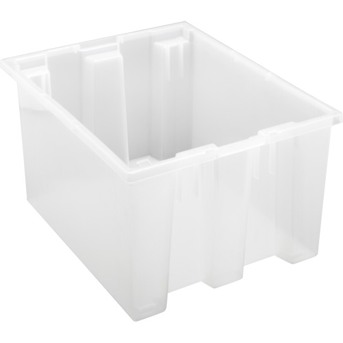 Contenant robuste Stack & Nest, 10" x 15,5" x 19,5", Transparent Cam Industrial