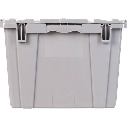 FP243C FliPak Nestable Tote, 26.9" x 16.9" x 12.1", Grey Cam Industrial