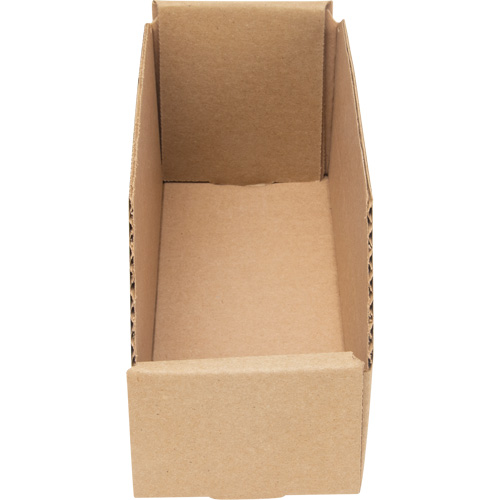 Deep Corrugated Parts Bins, 3-3/4" W x 11-1/4" D x 4-1/2" H, Beige Cam Industrial