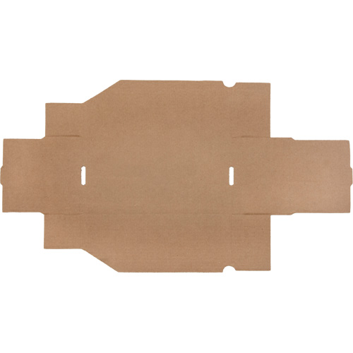 Boîtes profondes en carton ondul&eacute;, 5-3/4" la x 11-1/4" p x 4-1/2" h, Beige Cam Industrial