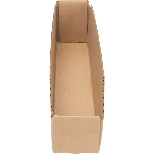 Boîtes profondes en carton ondul&eacute;, 1-7/8" la x 17-1/8" p x 4-1/2" h, Beige Cam Industrial