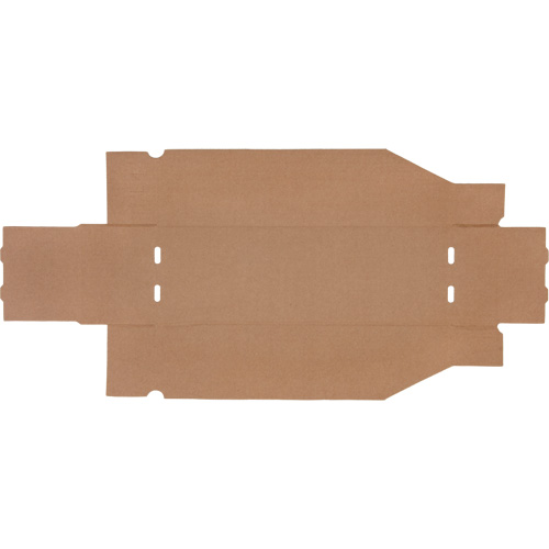 Deep Corrugated Parts Bins, 5-3/4" W x 17-1/4" D x 4-1/2" H, Beige Cam Industrial