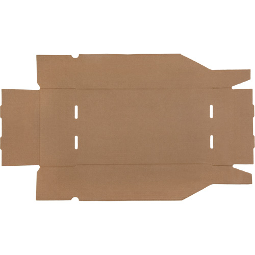 Deep Corrugated Parts Bins, 9-3/4" W x 17-1/4" D x 4-1/2" H, Beige Cam Industrial