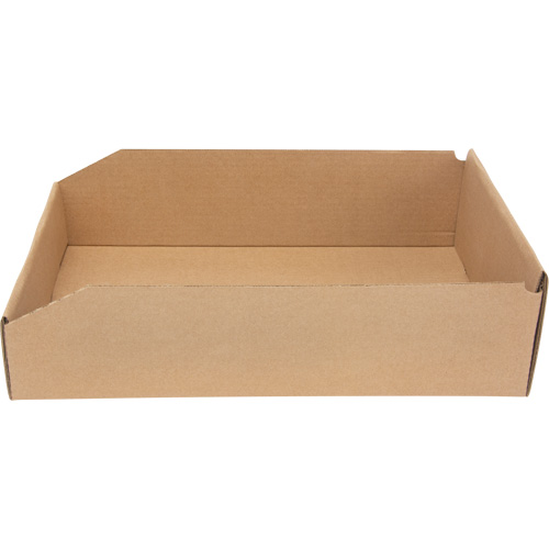 Deep Corrugated Parts Bins, 11-3/4" W x 17-1/4" D x 4-1/2" H, Beige Cam Industrial