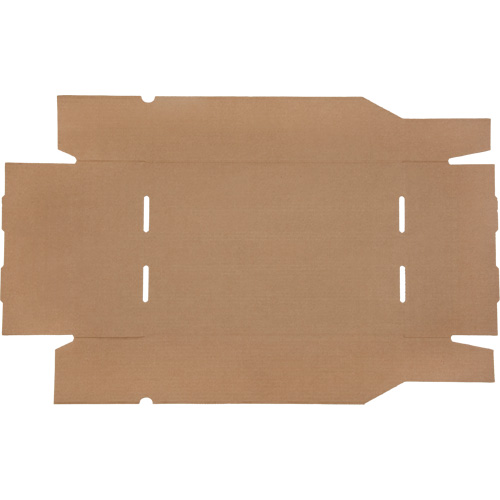 Deep Corrugated Parts Bins, 11-3/4" W x 17-1/4" D x 4-1/2" H, Beige Cam Industrial
