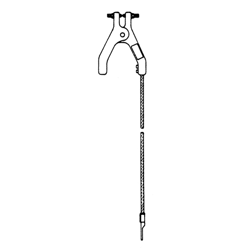 Heavy-Duty Bonding & Grounding Wire Assemblies - Hand Clamp & 1/4" Terminal Connectors Cam Industrial
