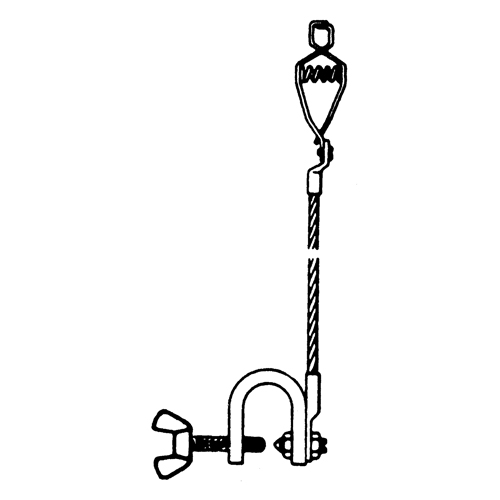 Assemblages l&eacute;gers de c&acirc;bles de masse et de mise &agrave; la terre - Pinces crocodile & petites pinces en c Cam Industrial