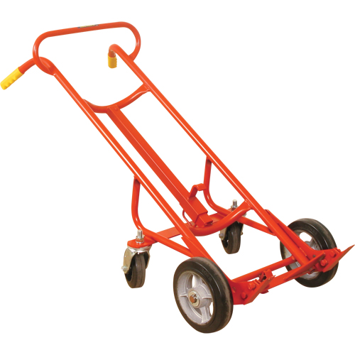Ergonomic Drum Truck With Swivel Casters, Steel Construction, 55 - 85 US Gal. (45 - 70 Imperial Gal.) Cam Industrial