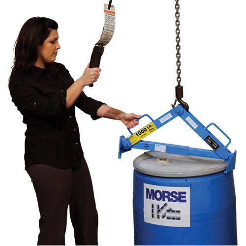 Leveur de baril, 30 - 85 gal. US (25 - 70 gal. imp.), Cap. 1000 lb/454 kg Cam Industrial