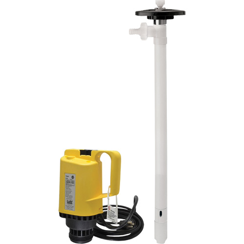 Electric Drum Pumps, PVDF, 42 GPM Cam Industrial