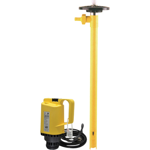 Electric Drum Pumps, Polypropylene, 45 GPM Cam Industrial