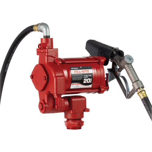AC Utility Rotary Vane Pumps with Nozzle, 115 V, 20 GPM Cam Industrial