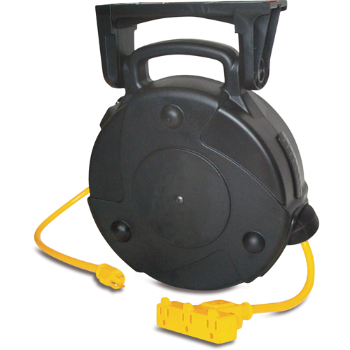 Industrial Cord Reels, 40', SJTW, 12/3 Gauge, 15 A Cam Industrial