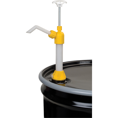 Pompe de type &agrave; tirer pour baril , Pour 15 - 55 gal., 14 oz/course Cam Industrial