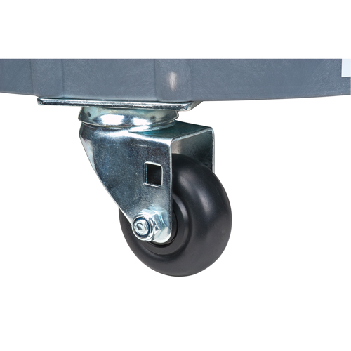 Socle roulant pour baril de confinement des fuites, 24,25" dia. X 7,625" h, Cap. de d&eacute;versement 1,5 gal. US Cam Industrial