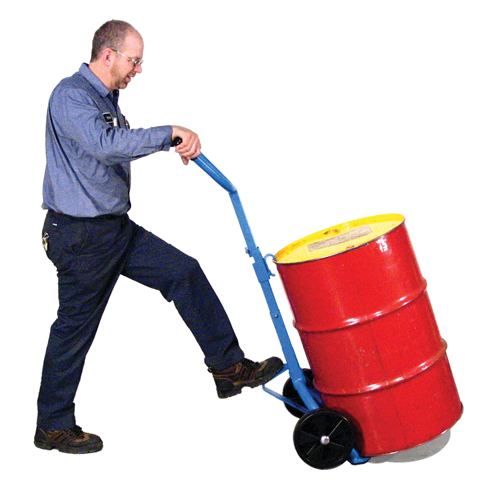 Diable pour baril, Fabriqu&eacute; en Acier, 30 - 55 gal. US (25 - 45 gal. imp.) Cam Industrial