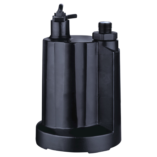 Submersible Utility Pump, 1/3 HP, 2160 GPH, 115 V, 4 A Cam Industrial