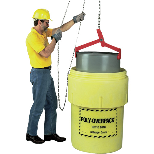 L&egrave;ve-baril, Baril de 85 gal. US (70 gal. imp.), Capacit&eacute; 1000 lb/454 kg Cam Industrial