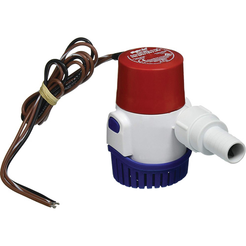 S-Series Electronic Sensing Bilge Pump, 500 GPH, 12 V Cam Industrial