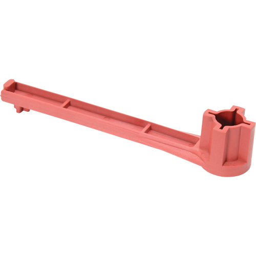 Single Ended Specialty Bung Nut Wrench, 1-1/4" Opening, 8" Handle, Non-Sparking Nylon Cam Industrial